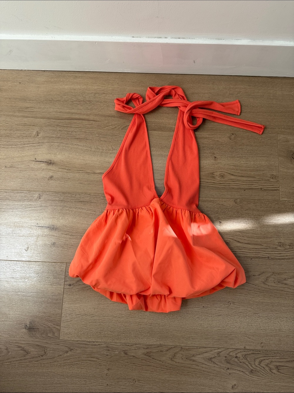 Bright Orange Halter top